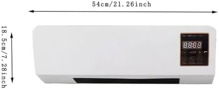 Electric Wall Heater with Digital Display and Remote Control