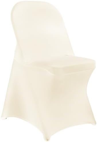 Stretch Spandex Chair Covers - Ivory 30 PCS Universal 1