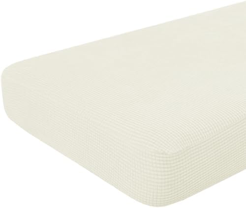 Hokway Reversible Stretch Sofa Slipcover - Creamwhite Large 1