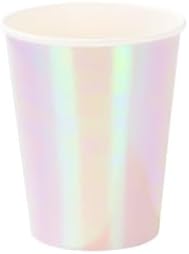 Talking Tables Pastel Iridescent Shiny Paper Cups 12 Pack