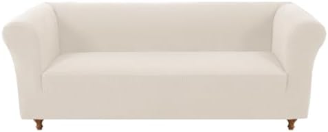 Stretch Chesterfield Sofa Cover - Luxury Jacquard Slipcover for 3-Cushion Couches