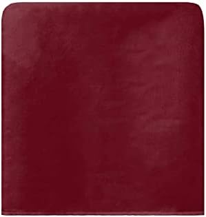 4PCS Wine Red Chair Back Covers Removable and Washable Dining Chair Slipcovers