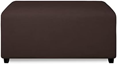 PureFit Super Stretch Ottoman Cover - Large Chocolate