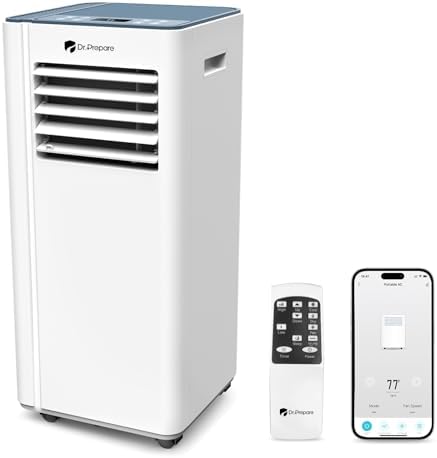 DRPREPARE 8000 BTU Portable AC with WiFi