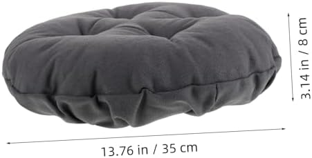 PRETYZOOM Padded Round Barstool Seat Cover Elastic Non-Slip Deep Footstool Cover