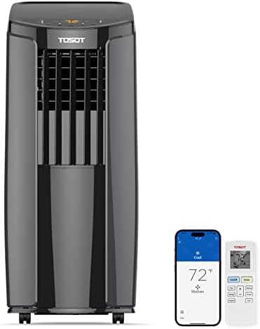 TOSOT 10200 BTU Portable Air Conditioner with Dehumidifier and Smart WiFi Control