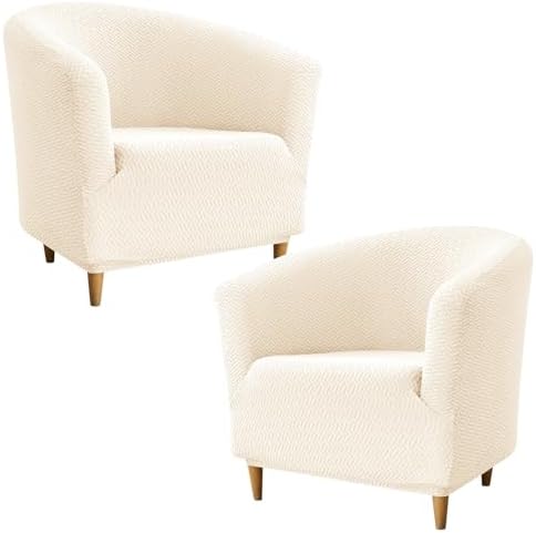 HAOYONG Armchair Slipcover Set of 2 Beige