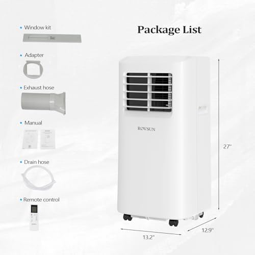 ROVSUN WiFi Smart 8000 BTU Portable AC with Remote and App Control
