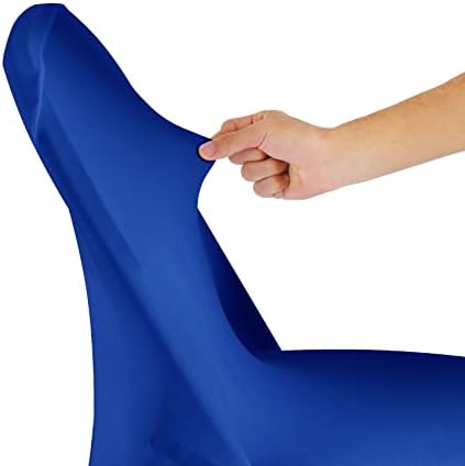 Magalo 12 Pack Royal Blue Spandex Folding Chair Covers