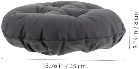 Happyyami Soft Round Stool Slipcover with Padded Cushion and Nonslip Design