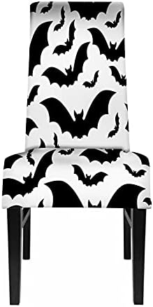 WONDERTIFY Bats Chair Covers for Halloween Decor 1