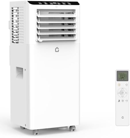 GarveeHome 8000 BTU Portable Air Conditioner for 450 Sq Ft Room