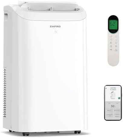 ZAFRO Portable AC 14000 BTU 46dB Quiet Cooling