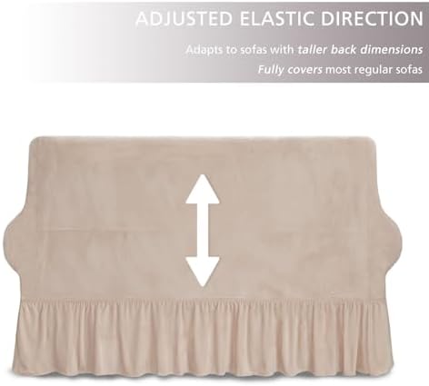 NICEEC Super Soft Sofa Slipcover with Skirt