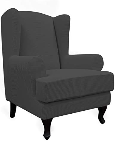 Easy-Going Stretch Wingback Sofa Slipcover 2-Piece Set