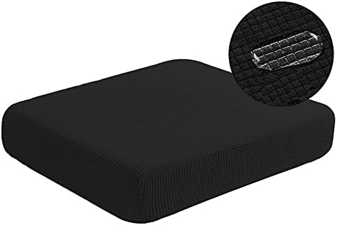 NC HOME Water-Repellent Sofa Cushion Cover 1 Seater Small Black