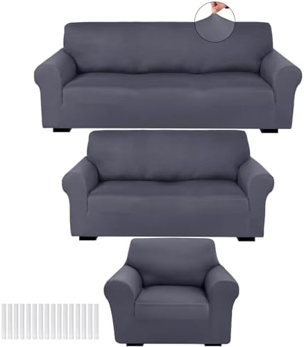 Peryiter 3 Pc Slipcover Set for Couches