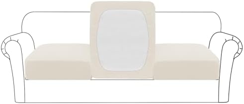Flamingo P High Stretch Sofa Slipcovers Ivory