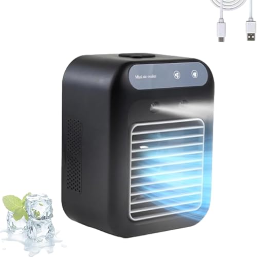 Glacier Breeze Portable AC Unit with 2 Speeds and Humidifier Function