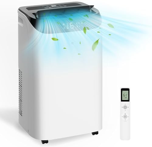 12000 BTU Portable Air Conditioner for 500 SqFt Room Cooling