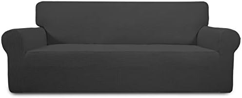 PureFit Stretch Sofa Slipcover - Dark Gray