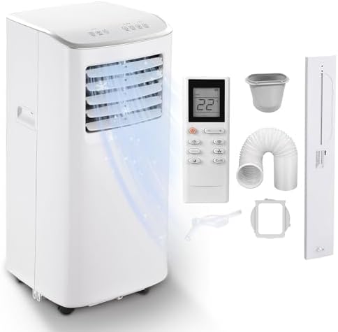 Coolblus 8500 BTU Portable Air Conditioner for Home Renter and Family