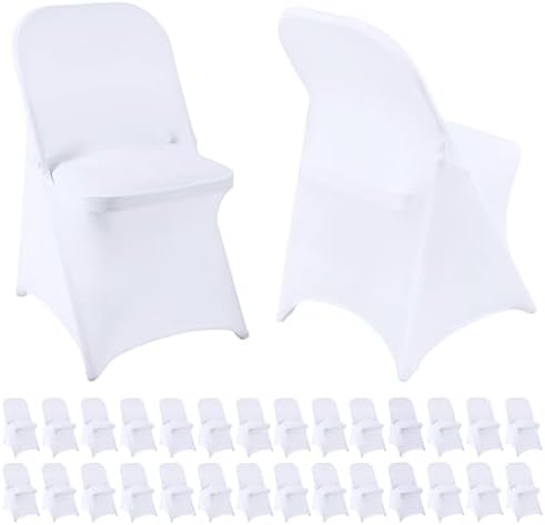 WASIRL 30PCS Stretch Spandex Folding Chair Covers