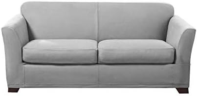 SureFit Heavyweight Stretch Leather Loveseat Slipcover 2-Seat