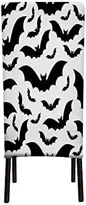 WONDERTIFY Bats Chair Covers for Halloween Decor 1