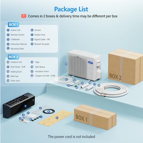 ROVSUN 12000 BTU Mini Split AC Unit with Smart APP Control