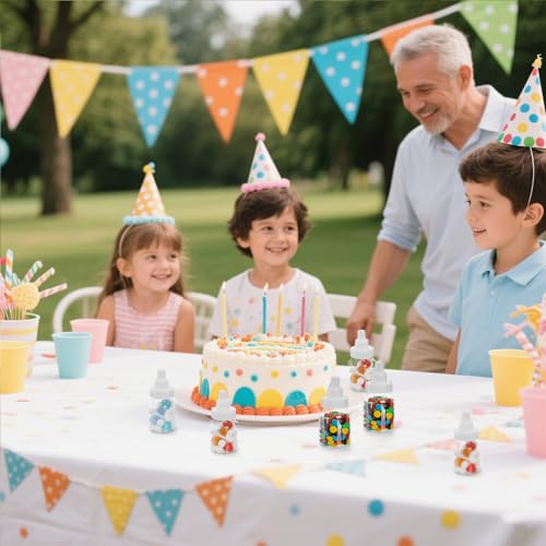 Tebery 72 Pcs Reusable Candy Bottles for Baby Showers