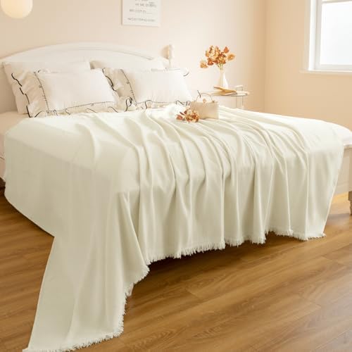 KaviKon Couch Cover for Dogs Boho 3 Cushion Sofa Cover with Tassels