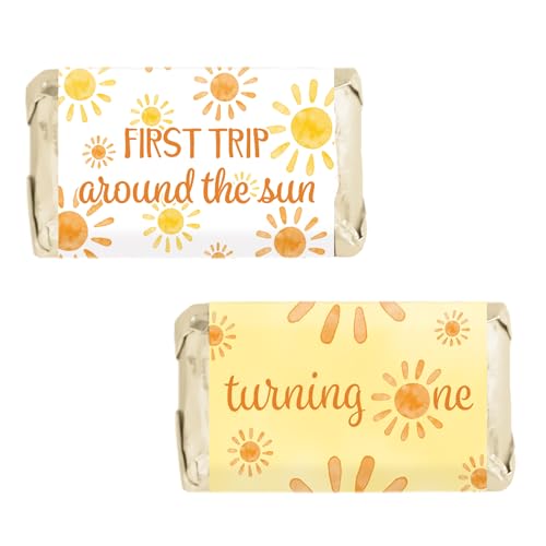First Trip Around the Sun Birthday Candy Wrappers 42 Count 1