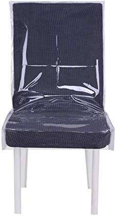 Clear Dining Chair Slipcovers 205 Inch W x 193 Inch D