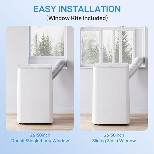 14000 BTU Portable AC Unit with Fan and Dehumidifier 1
