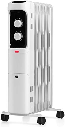 1500W Oil Filled Radiator Heater with 3 Heat Settings