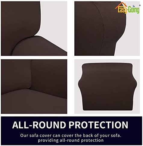 Easy-Going Fleece Stretch Sofa Slipcover with Non-Slip Foam