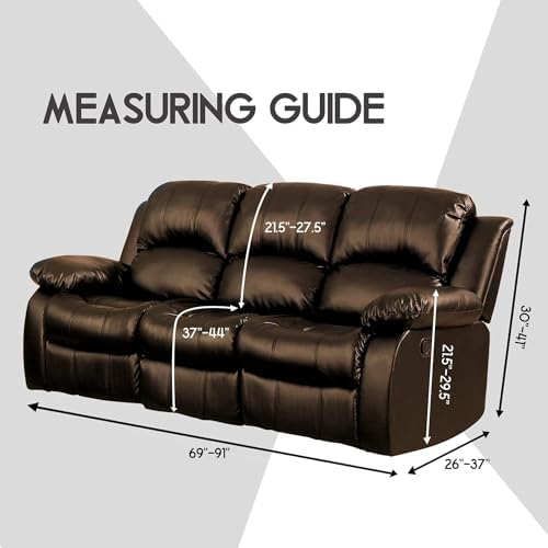 ULTICOR Squared Jacquard 8-Piece Recliner Sofa Cover