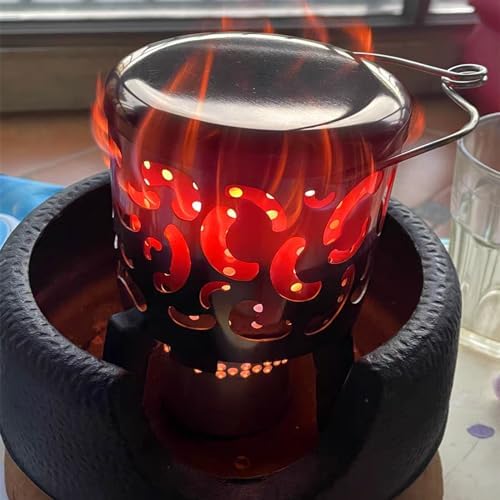 Portable Stainless Steel Camping Heater Silver