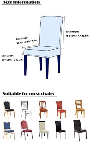 Chickwin Deep Purple Dining Chair Covers 6 Pack 1