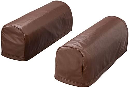 Faux Leather Arm Rest Covers Set of 2