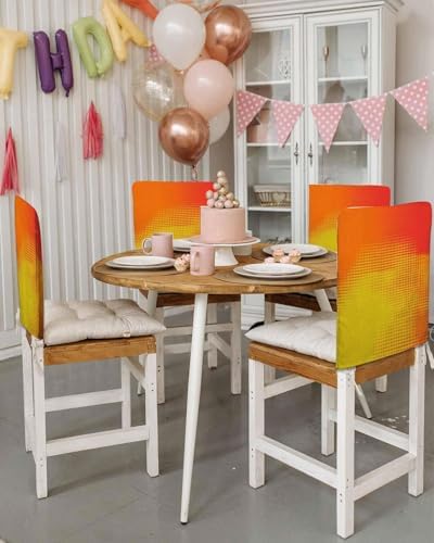 CAPSCEOLL Chair Back Covers Set of 4 for Dining Chairs