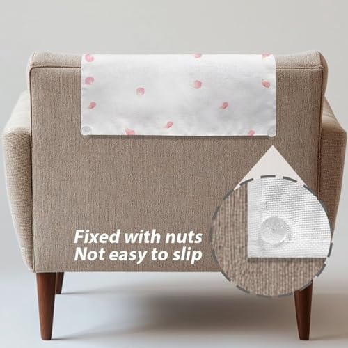 Qehuruxo Birds Floral Headrest Cover for Recliners