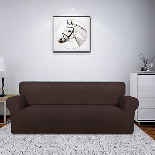 Easy-Going Fleece Stretch Sofa Slipcover with Non-Slip Foam