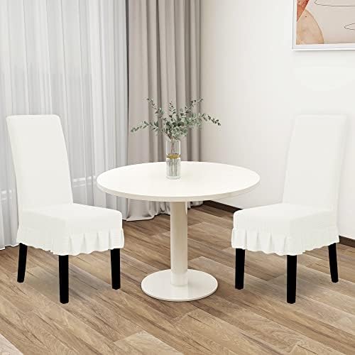 Easy-Going Stretch Dining Chair Covers with Skirt