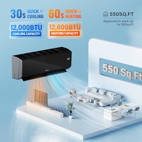 ROVSUN 12000 BTU Mini Split AC Unit with Smart APP Control