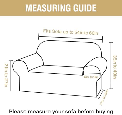 HVERSAILTEX Jacquard Sofa Slipcover Waterproof Protector for Kids and Pets