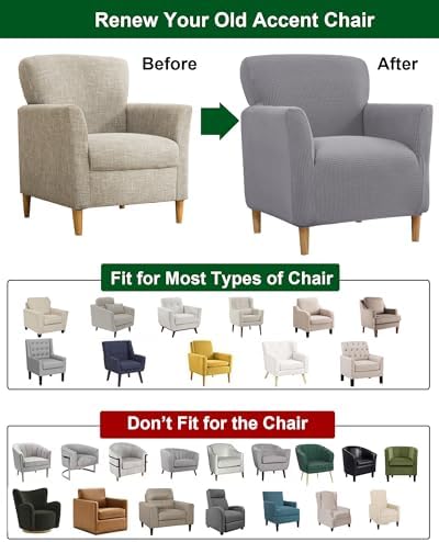 CRFATOP Stretchable Armchair Slipcover with Arms