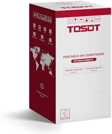 TOSOT 10200 BTU Portable Air Conditioner with Dehumidifier and Smart WiFi Control