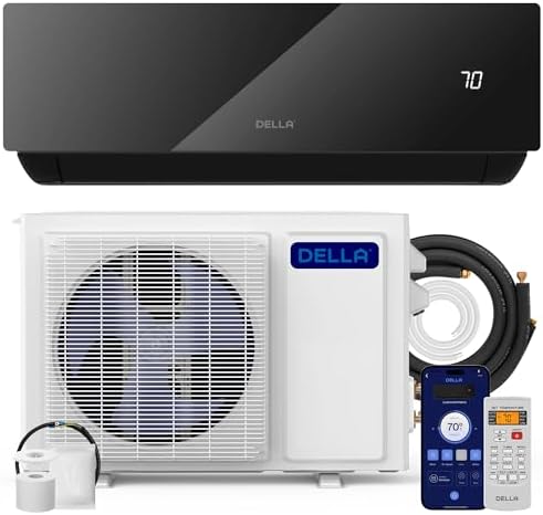 Della Umbra Series 18000 BTU Mini Split Split AC with Alexa 19 SEER2
